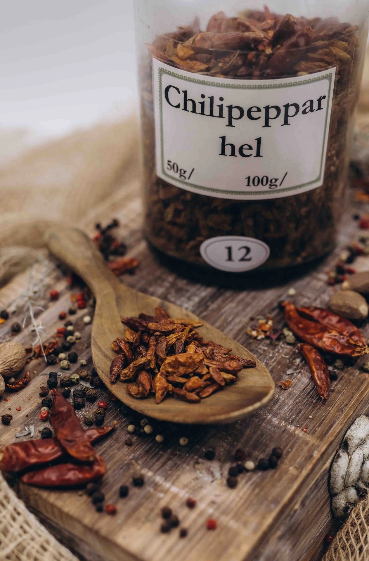 Chilipeppar hel