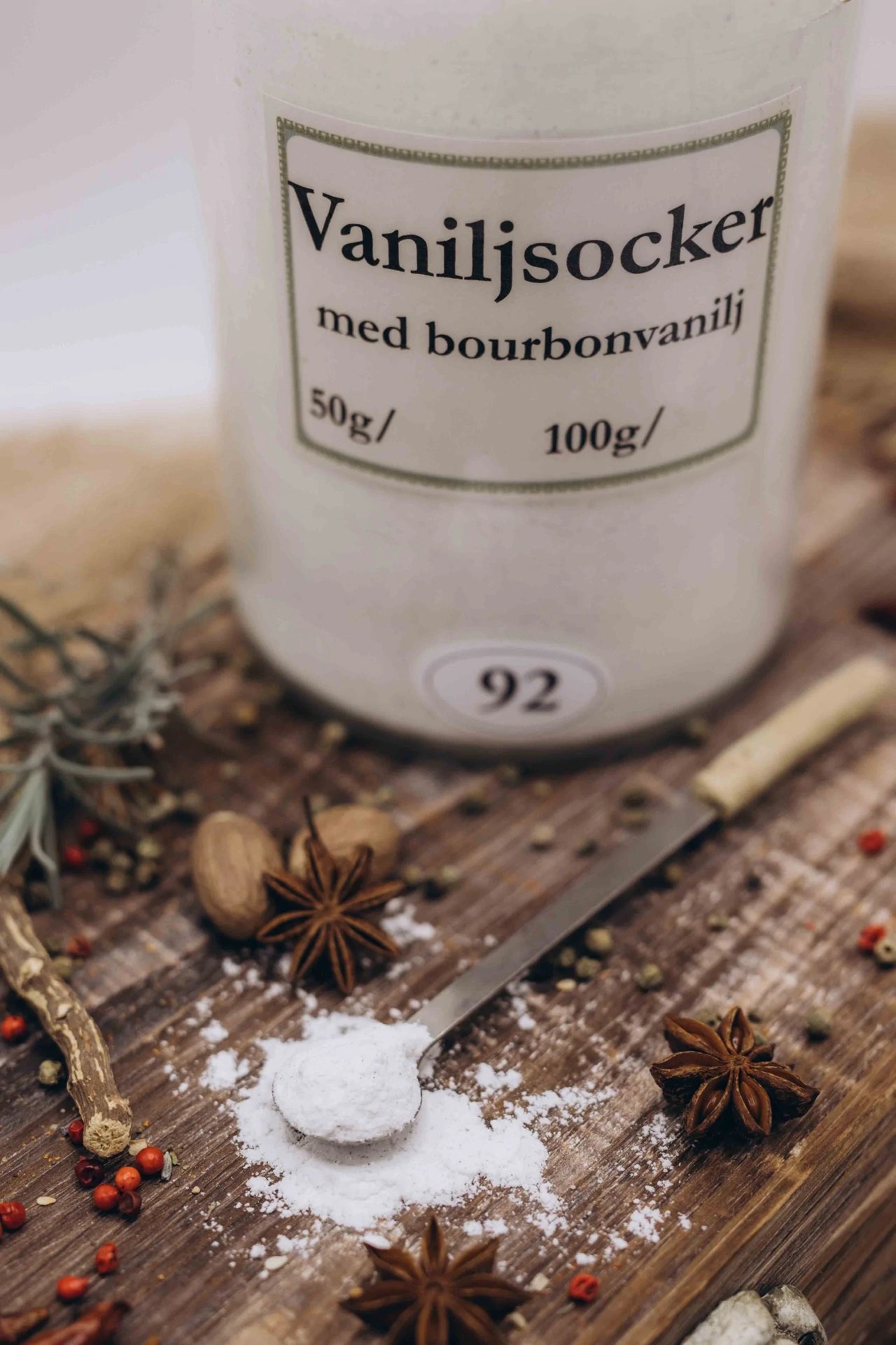 Vaniljsocker med Bourbonvanilj