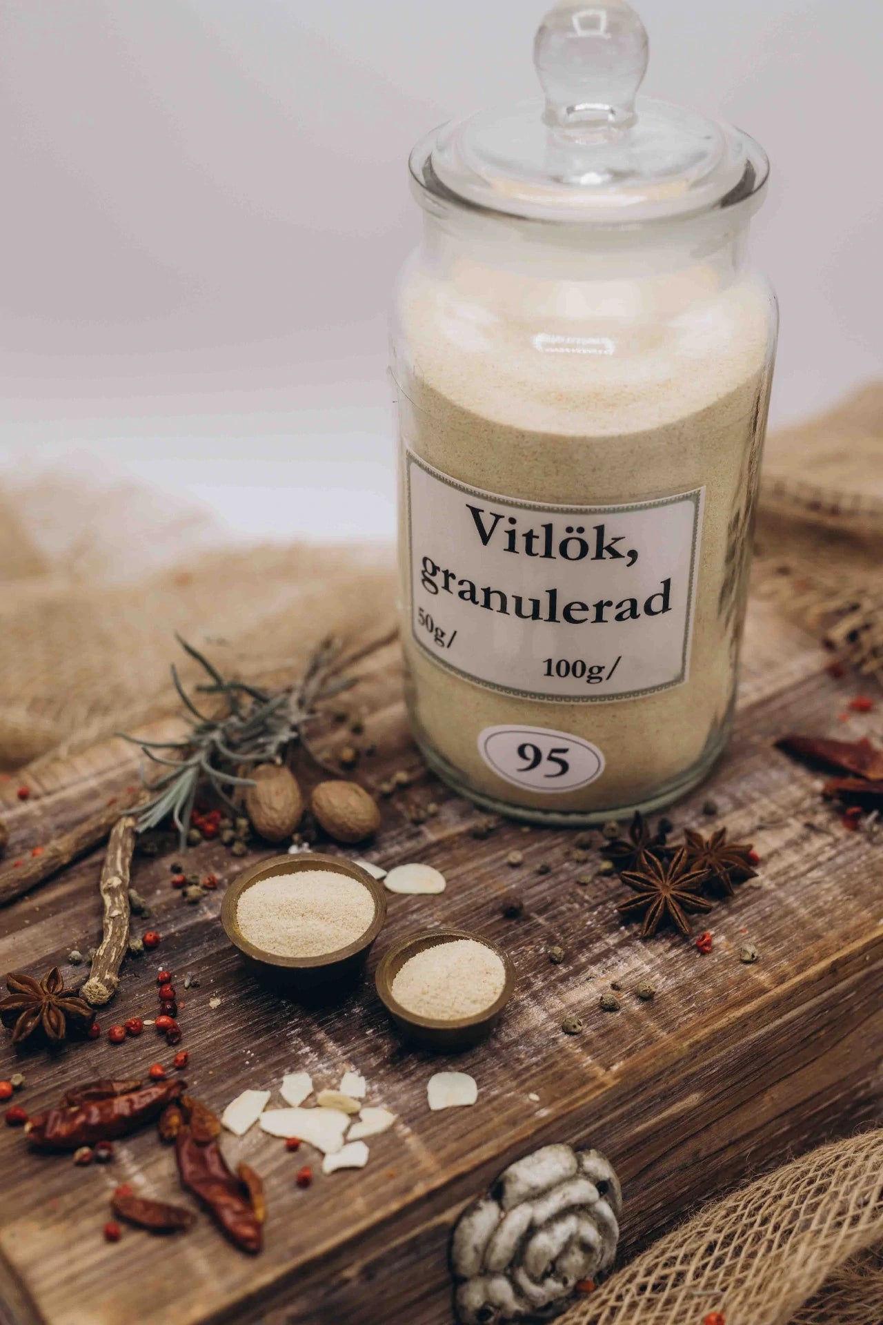 Vitlök granulerad